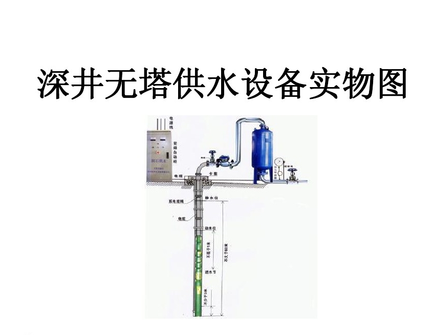 焦作解放区井泵无塔式供水设备